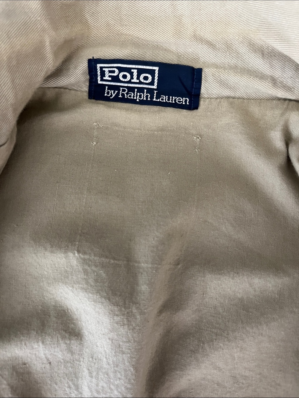 Polo Ralph Lauren Cotton Bomber Flap Pockets VTG Epaulets Oversized Jacket - Picture 11 of 13